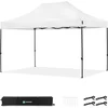 Image de VONROC Partytent - 3x4.5 m   Premium easy-up Partytent   Modulair ontwerp - Opvouwbaar   Waterdicht   Stalen Frame - 50+ UV Bescherming - Incl. Opbergtas - Wit