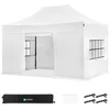 Image de VONROC Easy-Up Partytent   3x4.5 m - Premium easy-up Partytent - Set incl. Zijwanden - Modu-lair Ontwerp   Opvouwbaar   Waterdicht   Stalen Frame - 50+ UV Bescherming - Incl. Opbergtas - Wit
