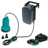 Image de VONROC Accu Dompelpomp 20V - 90W   4.500 l/h, 0,8 bar   vlakzuigend tot 1mm   schoonwater - Incl. 2.0Ah accu en snellader