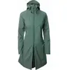 Image de AGU SeQ Regenjas - Regenjas Dames Waterdicht - Regenjas Lang model - Water- en Winddicht - Ademend - Groen - XS