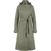 Image de AGU Trench Coat Long Regenjas Urban Outdoor Dames - Groen - XL