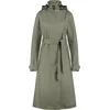 Image de AGU Trench Coat Long Regenjas Urban Outdoor Dames - Groen - XXL