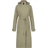 Image de AGU Trench Coat Long Regenjas Urban Outdoor Dames - Green Pistachio - XS
