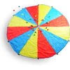 Image de BS Toys Parachute Spel met Gat - Buitenspeelgoed - Vangspel - Doekspel 3 tot 12 Spelers - Spelletjes voor kinderen - Buiten speelgoed - Buitenspel - Buiten Spellen - Tuin Speelgoed - Strandspeelgoed - 3 Meter doek