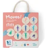 Image de BS Toys Moves! Denkspel - Actief Beweeg Spel - Speelgoed Vanaf 6 Jaar - Houten Kaarten - Kinderspeelgoed - Cadeau kind
