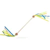 Image de BS Toys Twirlstok - Majorette Stok - Baton - Houten Speelgoed met Linten - Dansen en Bewegen - Cadeau Kind- Vanaf 4 jaar