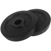Image de Tunturi Halterschijven - Halter gewichten - 2 x 2,50 kg - Ø 30 mm - Gietijzer - Incl. gratis fitness app