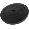 Image de Tunturi Halterschijf - Halter gewichten - 1 x 15 kg - Ø 30 mm - Gietijzer - Incl. gratis fitness app