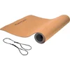 Image de Tunturi Yoga Mat - Yoga Mat Kurk - TPE - 183cm - Anti-Slip - Incl. gratis fitness app