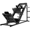 Image de Tunturi LP60 Leg Press/Hack Squat Krachtstation - Plate loaded home gym - Fitnessapparaat - anti slip handvaten - Robuust toestel
