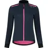 Image de Rogelli Pesara Winter Fietsjack Dames - Wielrenjack - Winddicht - Groen/Roze - Maat M