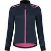 Image de Rogelli Pesara Winter Fietsjack Dames - Wielrenjack - Winddicht - Groen/Roze - Maat XL