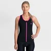 Image de Rogelli Abbey Fietstop - Dames - Zwart, Roze - Maat S
