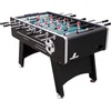 Image de Cougar Arena Voetbaltafel in zwart - Tafelvoetbal tafel incl. 4 ballen en scoreteller - Indoor voetbal tafel van 141x75x88cm