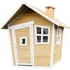 Image de AXI Alice Speelhuis in Bruin/Wit - FSC hout - Speelhuisje voor de tuin / buiten - Tuinhuisje voor kinderen - 10 jaar garantie!