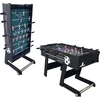 Image de Cougar Scorpion Kick TS Voetbaltafel Opklapbaar in Zwart - Tafelvoetbal tafel incl. 2 ballen en scoreteller - Indoor voetbal tafel van 126x61x80cm