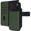 Image de Mobiparts hoesje geschikt voor Apple iPhone 17 Pro - Wallet 2-in-1 Boekhoesje - MagSafe - Echt Leder - Uitneembare Case - Sterke Magneet Sluiting - Contactloos betalen - Groen