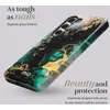 Image de MIO by Mobilize Hoesje | Geschikt voor Samsung Galaxy A36 / A56 | Compatibel met MagSafe | Hard Shell Back Cover | Green Marble