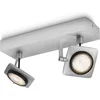 Image de Philips myLiving Spotlight Millenium grijs 2x4,5 W 531924816