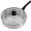 Image de BK Bold Hapjespan 28cm met deksel - 3.8L - Zonder PFAS-vrije antikleeflaag - Hapjespan inductie - Hapjespan RVS - Ovenbestendig tot 160° - Koelgreep - Met glazen deksel - Zilver