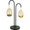 Image de Highlight - Tafellamp Golden Egg 2 lichts H 48 cm amber-zwart