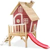 Image de EXIT Fantasia 300 Houten Speelhuis - Speelhuisje voor Buiten - FSC Hout - Kinderen - Rood