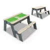 Image de EXIT Aksent Zand- Water- & Picknicktafel (1 Bankje) - Watertafel - Zandbak - Hout - Kinderen Buiten