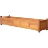 Image de vidaXL - Plantenbak - verhoogd - 150x30x25 - cm - acaciahout