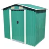 Image de vidaXL - Tuinberging - 204x132x186 - cm - metaal - groen