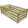 Image de vidaXL - Compostbak - met - latten - geïmpregneerd - grenenhout - 180x90x90 - cm