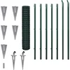 Image de vidaXL - Euro - hek - 10x1,7 - m - groen