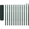 Image de vidaXL - Euro - hek - 25x1,7 - m - staal - groen