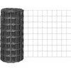 Image de vidaXL - Euro - hek - 10x0,8 - m - staal - grijs