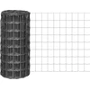 Image de vidaXL - Euro - hek - 25x0,8 - m - staal - grijs