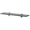 Image de vidaXL - Zwevend - schap - 50x10 - cm - 8 - mm - glas