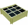 Image de vidaXL - Plantenbak - 120x120x40 - cm - geïmpregneerd - grenenhout