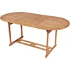 Image de vidaXL - Tuintafel - 180x90x75 - cm - massief - teakhout
