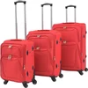 Image de vidaXL - Trolleyset - rood - 3-delig