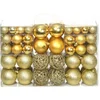 Image de vidaXL - 100-delige - Kerstballenset - 3/4/6 - cm - goudkleurig
