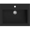 Image de vidaXL - Wasbak - 600x450x120 - mm - graniet - zwart
