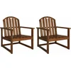 Image de vidaXL - Tuinstoelen - 2 - st - massief - acaciahout