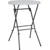 Image de vidaXL - Bartafel - inklapbaar - 80x110 - cm - HDPE - wit