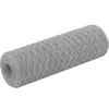 Image de vidaXL Draadgaas hexagonaal 25x0.5 m staal met PVC coating grijs