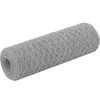Image de vidaXL Draadgaas hexagonaal 25x0.5 m staal met PVC coating grijs
