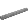 Image de vidaXL - Kippengaas - 25x1,2 - m - gegalvaniseerd - staal - zilverkleurig