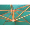 Image de vidaXL - Zweefparasol - met - houten - paal - 400x300 - cm - antracietkleurig