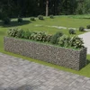 Image de vidaXL - Gabion - plantenbak - verhoogd - 540x90x100 - cm - gegalvaniseerd - staal