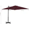 Image de vidaXL - Zweefparasol - met - aluminium - paal - 250x250 - cm - antracietkleurig