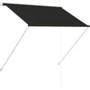Image de vidaXL - Luifel - uittrekbaar - 150x150 - cm - antraciet