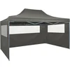 Image de vidaXL - Vouwtent - met - 3 - wanden - 431x291x315 - cm - antraciet